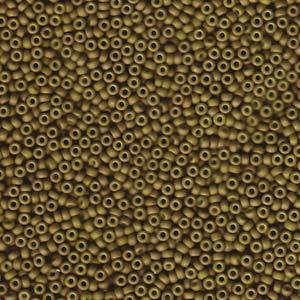 11/0 JAPANESE SEEDBEADS 10GM FANCY FROSTED YELLOW-GREEN