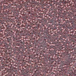 11/0 JAPANESE SEEDBEADS 10GM ROSE/LINED AMETHYST