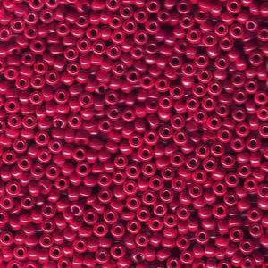 11/0 JAPANESE SEEDBEADS 10 GM OPAQUE RED LUSTER