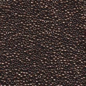 11/0 SEEDBEAD MIYUKI  10GM MET CHOCOLATE