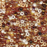 11/0 MIYUKI SEED BEAD MIX HONEY BUTTER-10 GM