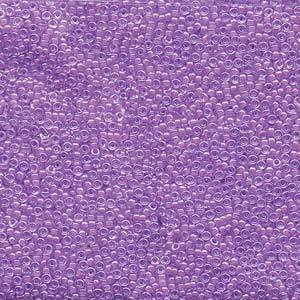 15/0 MIYUKI ORCHID LINED CRYSTAL-10GM