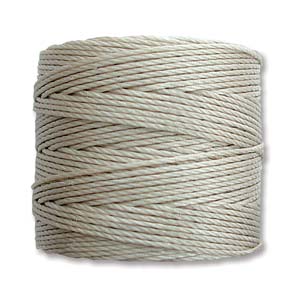 S-LON BEAD CORD LT GREY 77 YD TUBE OF 4