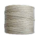 S-LON BEAD CORD LT GREY 77 YD TUBE OF 4