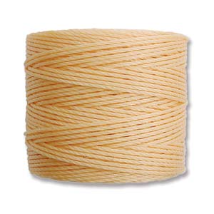 S-LON BEAD CORD LT PEACH 77YD-TUBE OF 4