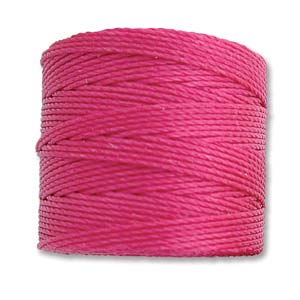 S-LON BEAD CORD MAGENTA 77YD-TUBE OF 4