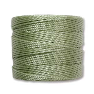 S-LON BEAD CORD PERIDOT 77YD-TUBE OF 4