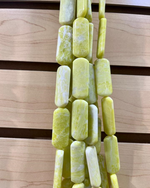 Pineapple Jasper Rectangle Smooth 16x40mm