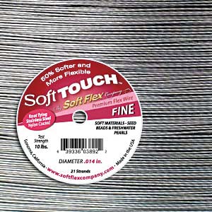 SOFT TOUCH .014 DIA SATIN SILVER-30FT