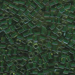 4MM SQUARES COLOR-LINED GREEN/GREEN-APX 10GM