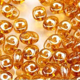 SUPERDUO 2.5X5MM TOPAZ WHITE LUSTER-APRX 10GM