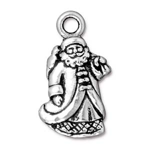 ST. NICKCHARM FINE ANT SLVR PLT