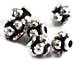 Bali Popcorn Spacer (5mm) - Pewter - 12 PKG